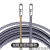 穿线神器拉线电工引线新款穿线器串线绳钢丝暗电线穿管器 10米单弹簧扁头 6mm加粗款