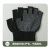 阿力牛 ASH73 露五指手套 尼龙点胶劳保手套 防滑耐磨透气半指手套 黑色（12双装） 均码 