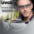 UVEX护目镜骑行防护眼镜透明防雾挡风防风沙运动打磨9190281