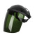 代尔塔（DELTAPLUS）电焊面罩PC烤全脸隔热轻便头戴式防打眼氩弧焊气防护面具焊帽面屏 灰色面罩