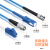 丰应子 室外铠装光缆带电源一体线成品线SC100米 FYZ-GYXTW-8B1-2*1.0