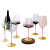 梵卡奇（FANKAQI）欧式高颜值水晶玻璃酒杯家用轻奢彩色高脚杯香槟杯2支礼盒套装