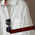 皮尔卡丹大码斤法式复古简约POLO岭衬衫男女夏季薄款宽松休闲 白色 4XL 190-240斤