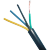 五彩 江南电缆（JIANGNAN CABLE）聚氯乙烯护套软电线 RVV,4*2.5,300/500V，100米，黑色