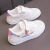 迪士尼（Disney）女童鞋网面小白鞋2024春夏季透气新款儿童板鞋小学生公主运动鞋子 白色 32 19.5cm