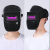 牛皮焊工面罩自动变光变色氩弧焊帽电焊镜防护专用全脸部轻便透气 ZB-116款（变光+10片保护片）