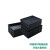 防静电方盘黑色物料盒零件工具元件盒塑料周转箱塑胶托盘浅盘胶盘 46号方盘外尺寸：450*300*45mm