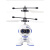 南旗抖音感应飞机飞行器发光悬浮遥控公主机器人电动儿童玩具冰雪会飞 冰雪公主 标配(含充电线)