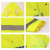 中神盾反光雨衣雨裤套装户外防水安全工作服（黑/荧光黄+荧光黄分体款）M/160