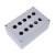 定制定制铸铝防水控制盒金属按钮盒开关急停操作盒工业防爆铸铝盒 二孔(120*76*56)