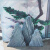 JDNXX雪浪石切片组合园林庭院景观石泰山石枯山水石头假山室内造景 1米3块组合单块10厘米厚度 高度H