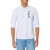鳄鱼（LACOSTE） 男士时尚经典条纹长袖纽扣衬衫 白色 3X-Large