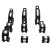 冰禹 304不锈钢连胶条喉箍 R型固定夹电缆电线卡箍抱箍 直径40mm（5个） BYyn-427