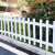 谋福（CNMF）户外木栅栏 花园围栏草坪庭院木护栏碳化木栅栏【白色100*80*105 cm (厚13mm)】