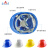 安力 安全帽工地建筑工程电力国标ABS领导监理安全头盔透气免费印字 大帽v型透气0901蓝色
