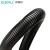   伊莱科（ELECALL)波纹管黑色PP材质防水阻燃软管穿线管 AD18 内径14.3mm(100米)