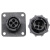 国产 4芯插头 206429-1 史密码 SMEMA 206430-1 圆形 黑色 连接器 退针器