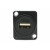 D型USB模块 2.0对接免焊数据A口传输直通USB插座 86面板机柜