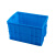 物料盒 加厚塑料周转箱长方形储物收纳箱子带盖防潮箱可叠加大号 E2长55cm*宽41cm*高19cm