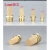SL铜质长头气动消音器 消声器宝塔尖头型1分2分3分4分SL-01/02/03 1分 G1/8