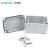 伊莱科（ELECALL)防水盒ABS材质防尘IP67防水塑料配电箱明装控制箱80*110*70