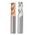 奥佐-C550钨钢波刃波纹钢铝用粗皮合金平底立铣刀涂层4刃开粗 钢用粗皮4F-10.0×10.0×75L