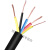 嘉博森YC橡胶电缆线铜芯国标软线2/3/4芯2.5/4/6平方户外铜护套线 国标3*35+2/米