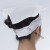 韩版餐厅服务员头巾帽厨师三角巾餐饮防尘防油烟厨房做饭包头帽子 咖啡色 SC16 可调节