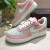 耐克（NIKE）【潮】Nike AF1女鞋新款低帮空军一号透气轻便运动休闲板鞋 DQ5361-011（粉绿色） 36.5