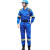 瑞可特 RSF320 抢险救援服套装 长袖反光应急救援防静电服 电网电力劳保工作服 蓝色（上衣+裤子） 5XL 
