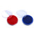 晨光（M&G）印泥印章印台红色蓝色油性秒干印尼 财务办公用品 圆形方形 盖章按手印便携快干印台印油印 AYZ97511(快干清洁印泥油40ml)2个(颜