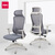 得力 deli 双层网布人体工学电脑椅 家用舒适 居家风格办公椅 33760 灰