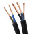 电线yz电缆线2 3 4 5芯1.5 2.5 4 6平方三相四线国标软铜橡胶户外 软电缆5芯4平方(拆零1米价)