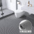 谐晟 PVC镂空防滑垫 厨房洗手间厕所塑料垫地垫 厚4.5mm 1.2米宽1米长 灰色