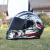 LVS摩托车头盔男女全盔双镜片街车跑盔个性四季尾翼可夜视网红蓝牙 红雪狼-黑茶-手套头套 XL（60-61）