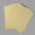 工业吸油棉 吸油垫 吸油片 强力吸油不吸水 吸油棉毡毯2/3/4/5mm 黄色4mm 40*50CM 100片/箱