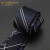 赫菲索斯（HEPHSORON）桑蚕丝领带男正装商务时尚韩版窄8cm黑色领带礼盒装 藏蓝FAS-08