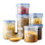 HUKID密封透明塑料密封罐奶粉罐食品罐子厨房五谷杂粮收纳盒储物