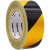 黑黄色反光膜贴纸pet警示胶带地面划线地标贴警戒线护栏安全标识 黄色:宽40mm*23米