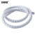 安赛瑞 束线管 电线整理收纳管 束线管电线装饰螺旋保护套 8mm白色 2米 5C00223