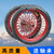 300-18手推车耐用耐磨充气轮胎加厚钢圈工矿建筑工地斗车轮子 3.00-18载重钢筋实心轮送轴承