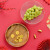 艾木枫靓黑胡桃木实木玻璃水果盘家用创意干果盒分格带盖零食干果盘茶几叠 相思木盖果盘+分格架