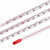 红水温度计玻璃棒式水温计精准高精度红水温度计 0-50℃     1支