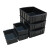 防静电盒元件盒电子物料平口盒黑色加厚周转箱小号塑胶盒塑料方盘 01号平口盒150*100*55MM