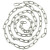 筑筠 304不锈钢防盗链锁 金属铁链链条 直径10mm长1米 单位：条