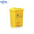 医疗废物垃圾桶医院用利器盒加厚黄色医院诊所脚踏桶有盖A-005 60L