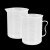 科研斯达(KYSD)实验用塑料量杯 奶茶杯 带刻度测量杯 塑料计量杯 2个/包 250ml