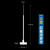 聚搅拌桨搅拌棒耐酸碱搅拌浆月十字板式F4搅拌棒 300mm2F40mm 搅拌塞40#