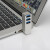 迷你usb3.0扩展器小巧分线器高速笔记本多接口无线旋转扩展坞 3.0分线器/塑料白色