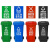 定制240升环卫四色分类脚踩踏挂车垃圾桶120L户外大型号塑料物业小区科威顿 120L进口加厚-带轮带盖-其他垃圾